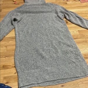 H&M Gray Turtleneck Sweater Dress